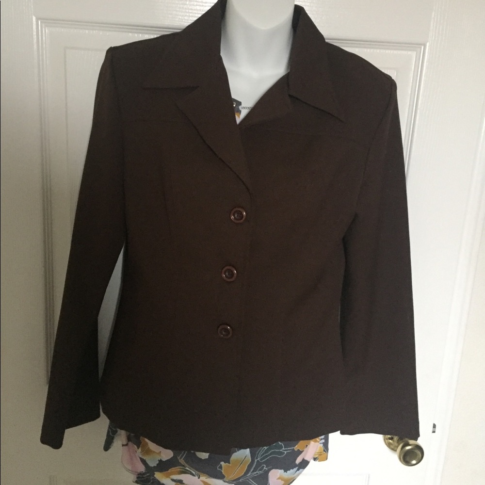 Dark brown blazer